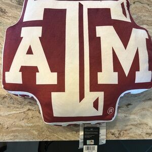 Texas A&M Logo HUGE Pillow NEW/ (2) AVAILABLE